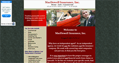 Desktop Screenshot of macdowellinsurance.com